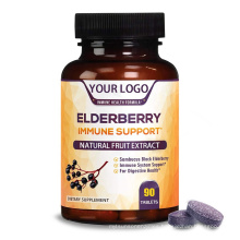 Black Elderberry Extract Natural Fruit Extract DV Chewable Pills